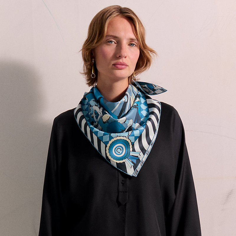 Pony Pit Stop double face scarf 90 | Hermès Saudi Arabia